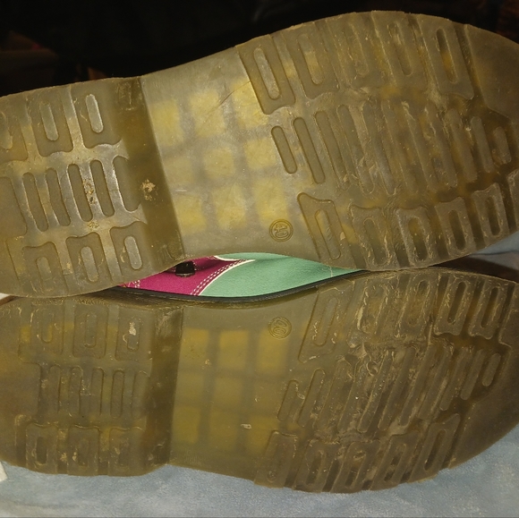 GOBY fushia and aqua combat boot size 8 - Picture 3 of 3